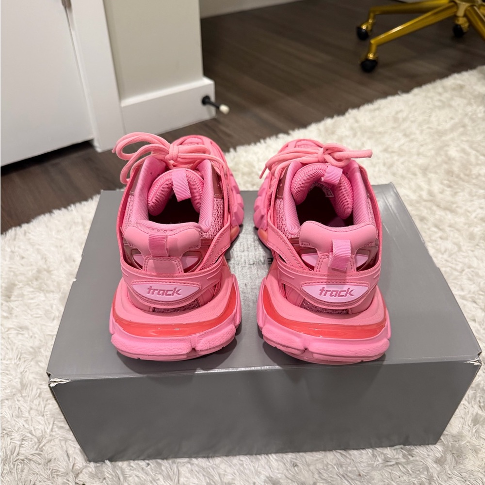 Balenciaga Vibrant Pink Athletic Shoes - Picture 5 of 6